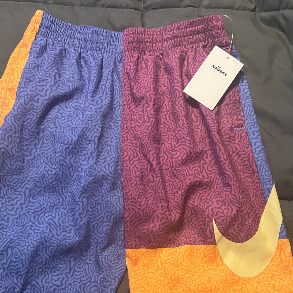 Nike Colorblock Patterned Shorts